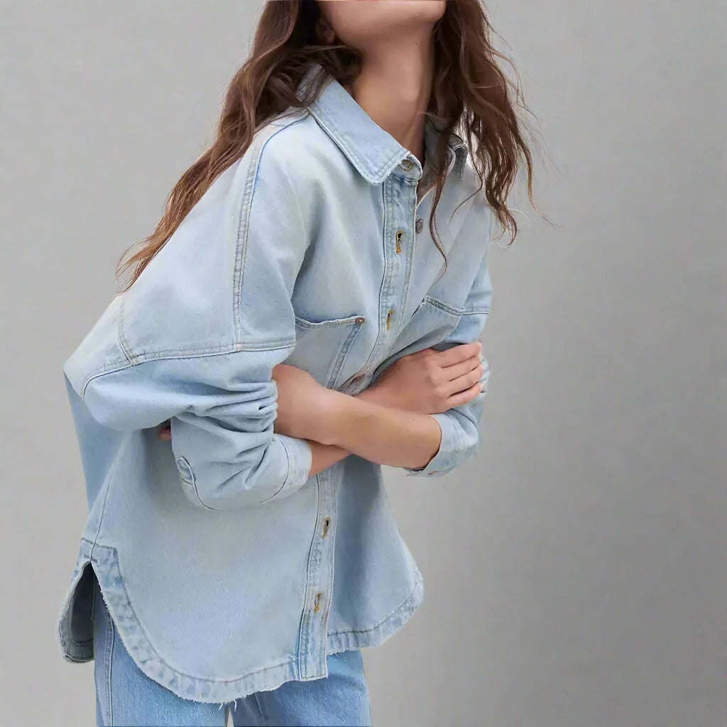 Fashion Chic Shirt Woman Jacket Autumn