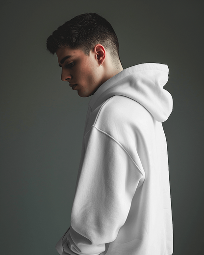 VYLEOZ Hoodie - Solid White