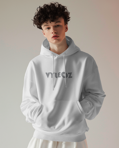 VYLEOZ Hoodie - Solid White