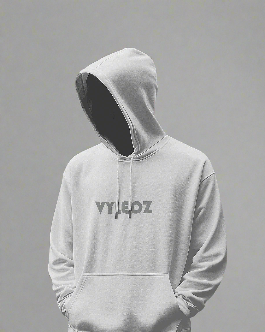 VYLEOZ Hoodie - Solid White