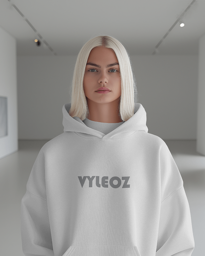 VYLEOZ Hoodie - Solid White