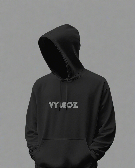 VYLEOZ Hoodie - Solid Black