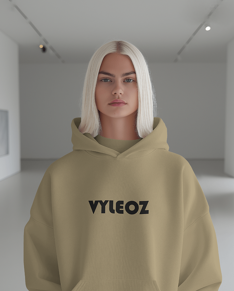 VYLEOZ Hoodie - Solid Beige