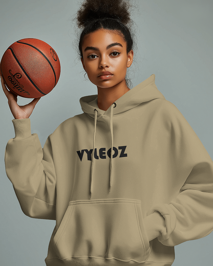 VYLEOZ Hoodie - Solid Beige