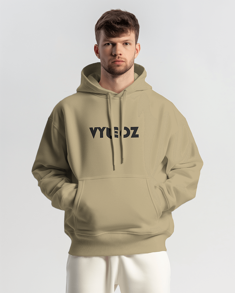 VYLEOZ Hoodie - Solid Beige