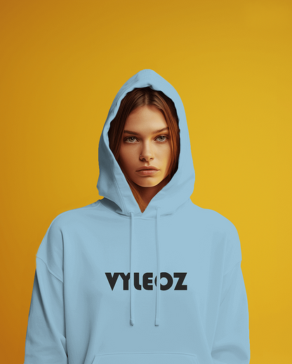 VYLEOZ Hoodie - Solid Sky Blue