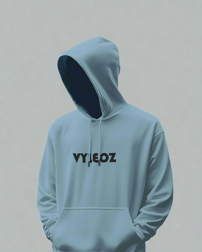 VYLEOZ Hoodie - Solid Sky Blue