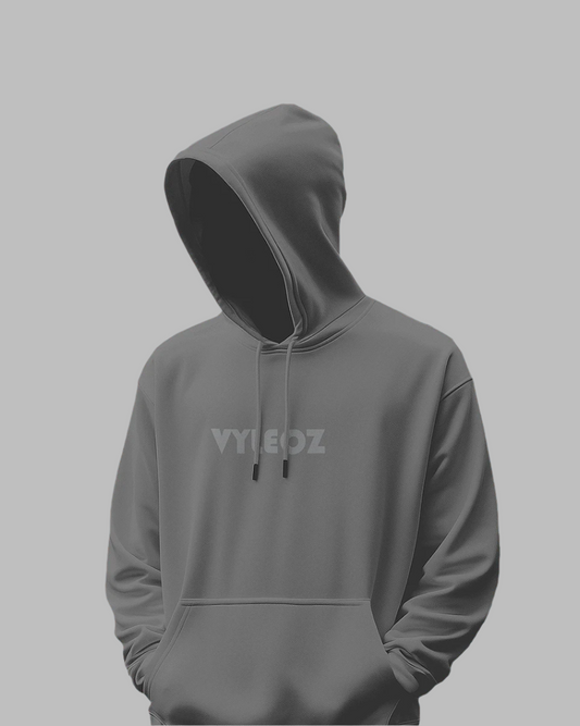 VYLEOZ Hoodie - Solid Grey