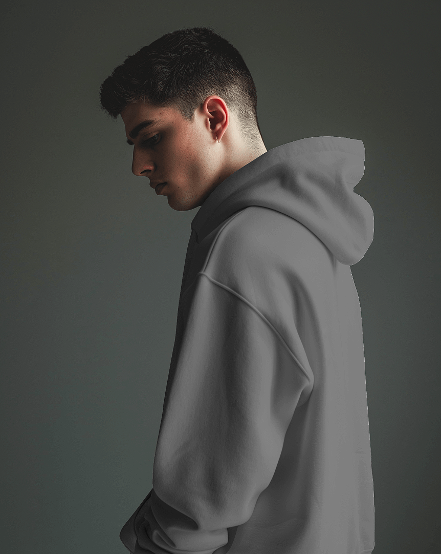 VYLEOZ Hoodie - Solid Grey