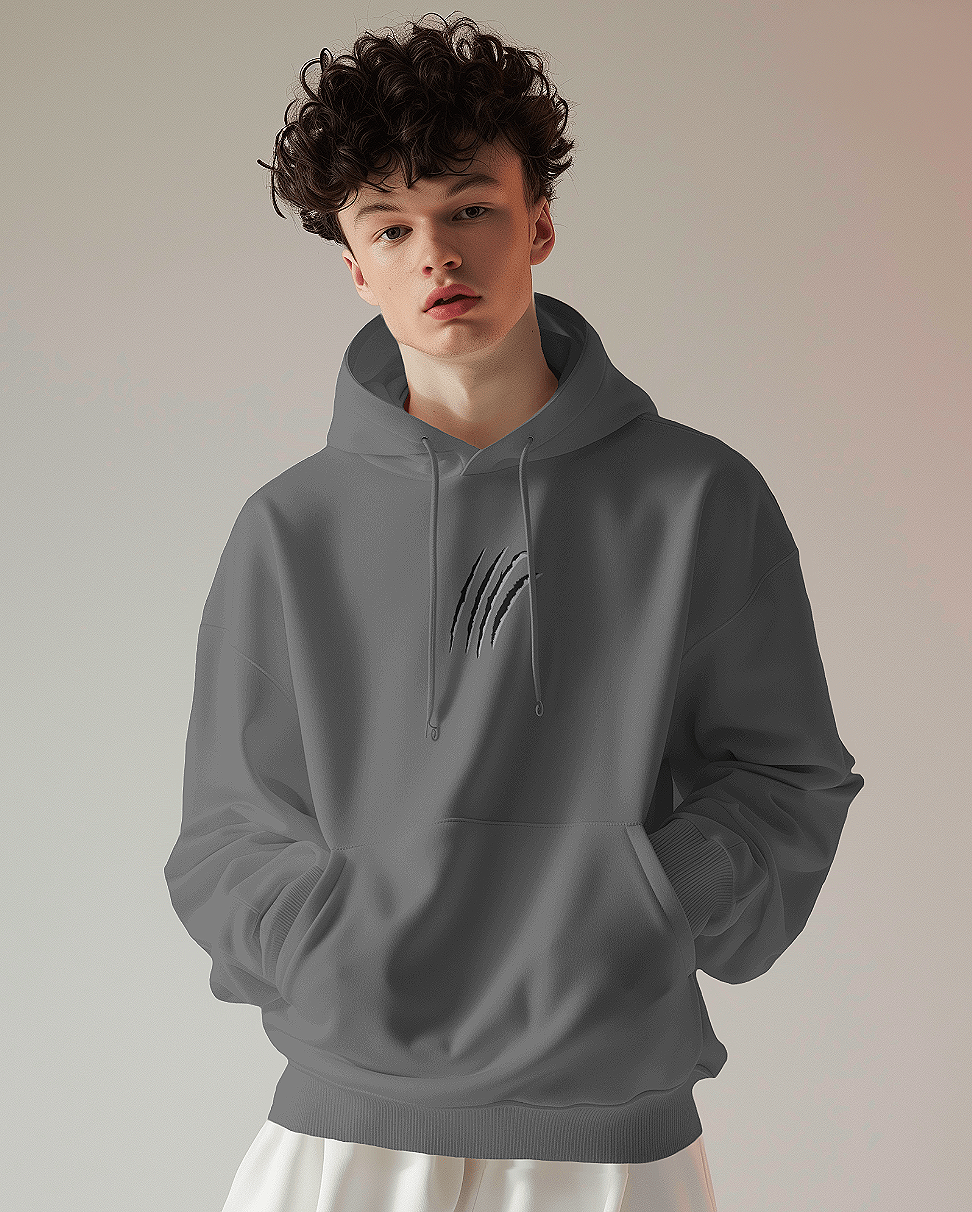 VYLEOZ Hoodie - Solid Grey