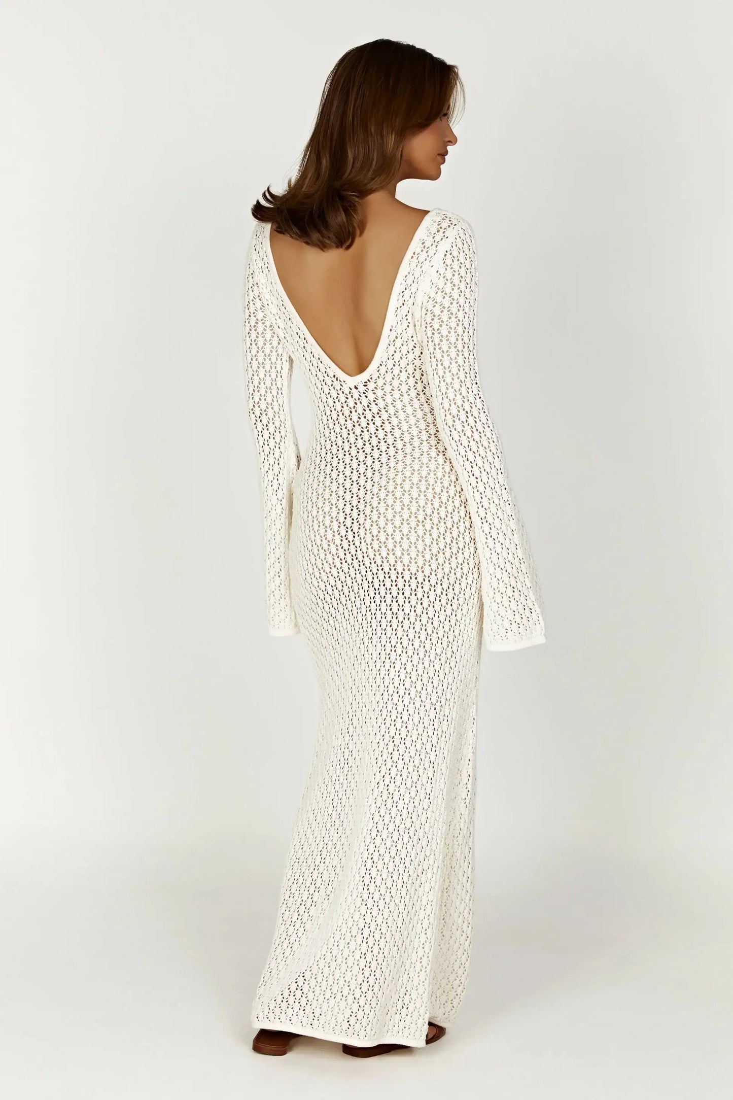 Long Knit Beach Dress